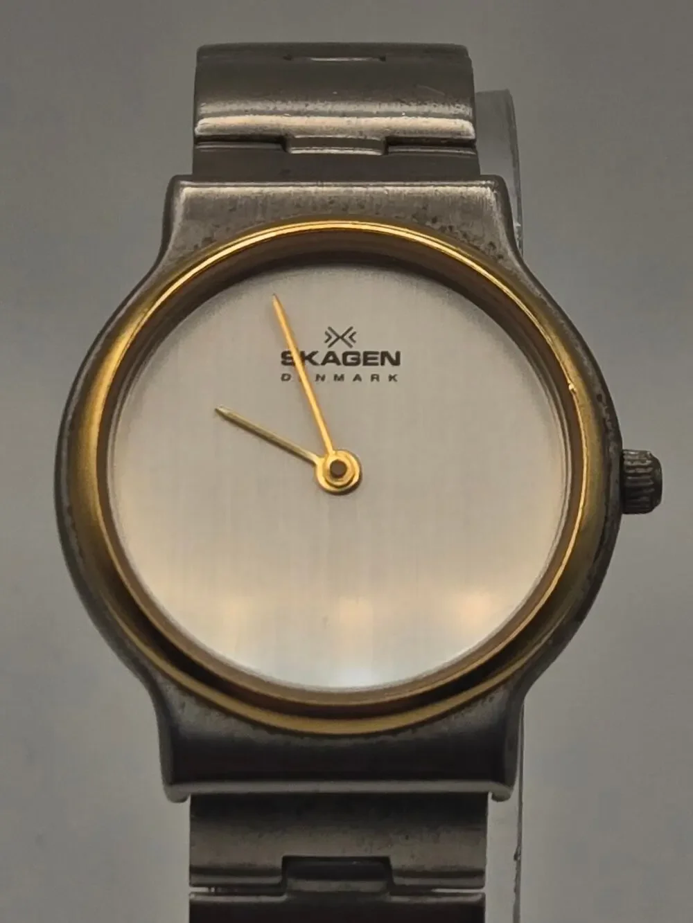 Vintage Skagen 328GQ Two-Tone Quartz Watch